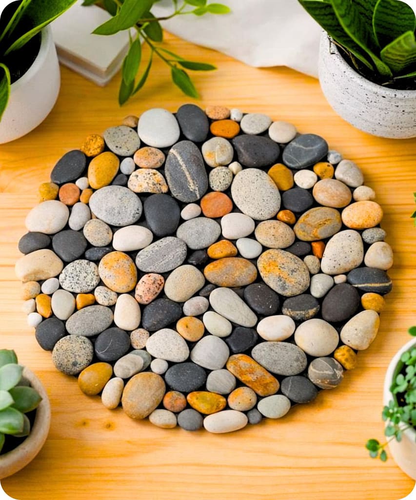 20 Easy Minimalist DIY Home Decor Ideas For Beginners 20 Stone Trivets