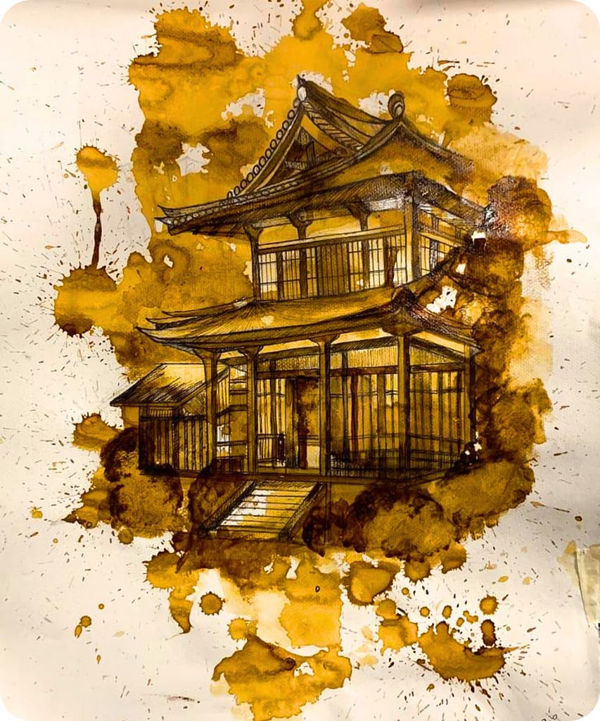 20 Easy Minimalist DIY Home Decor Ideas For Beginners 2 Coffee-Stained Abstract Art