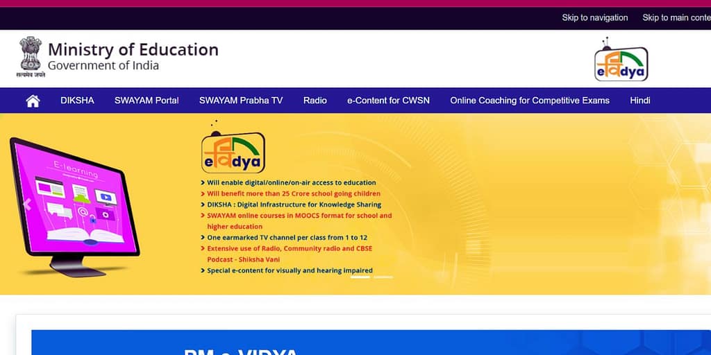 5 Powerful Government Platforms Every Student Must Use in 2026 for Free Learning 3 PM eVIDYA – Learn Anything, Anywhere (5 Powerful Government Platforms)