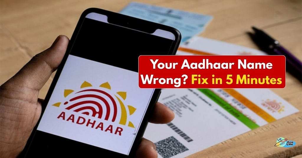 Fix Aadhaar Name Spelling Mistakes in Just 5 Minutes — Online, from Home!