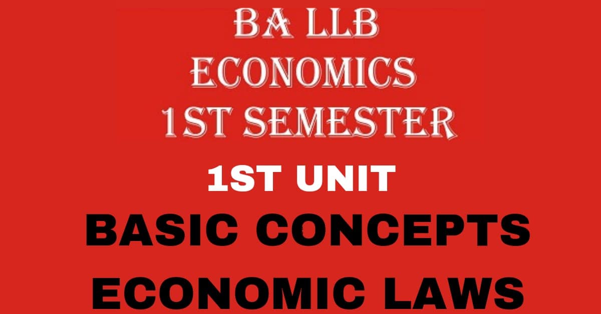 What is Economic laws? Explain its nature and features.