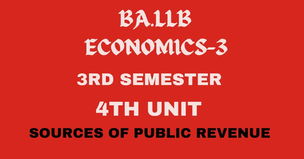 Explain the various sources of public revenue? 1 Explain the various sources of public revenue?
