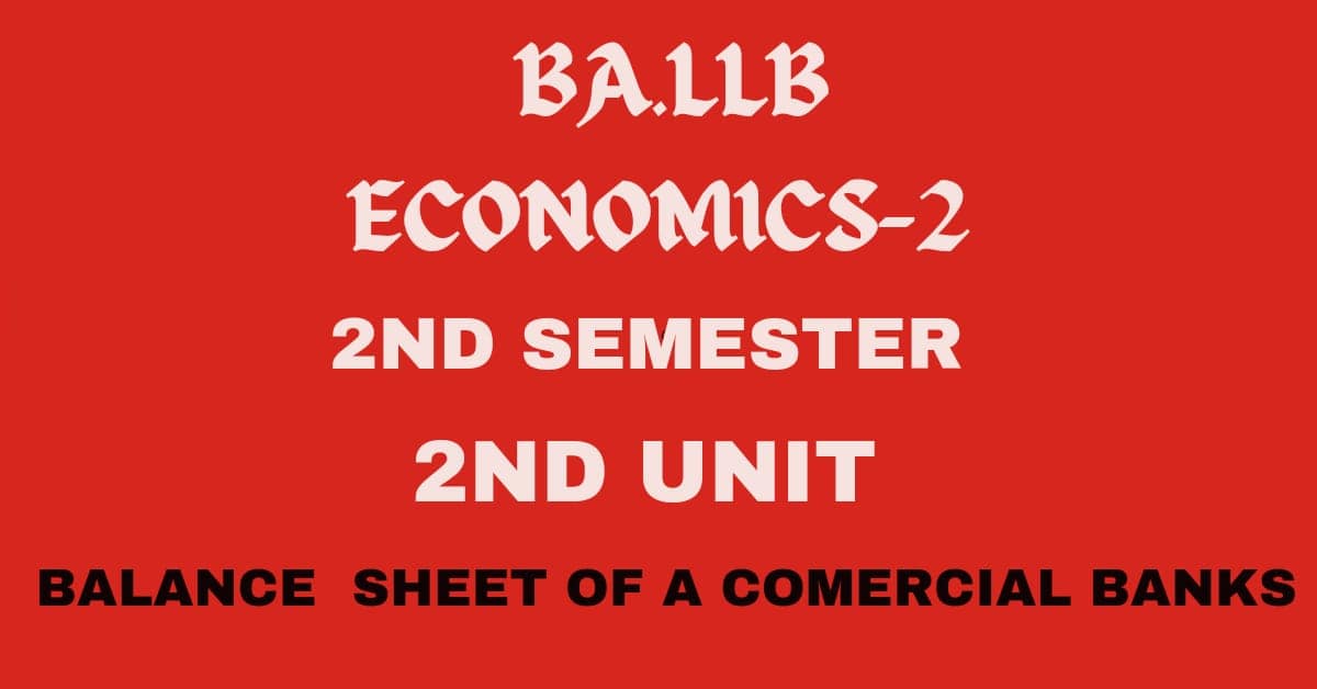 Explain the balance sheet of commercial bank. 1 Explain the balance sheet of commercial bank.