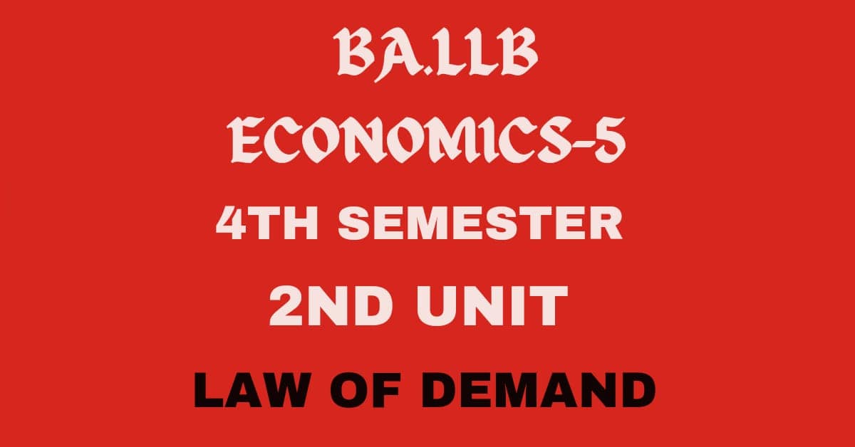 Explain the Law of Demand? 1 Explain the Law of Demand?