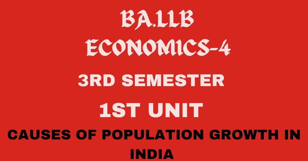 Explain the causes for the rapid growth of population in India. 1 Explain the causes for the rapid growth of population in India.