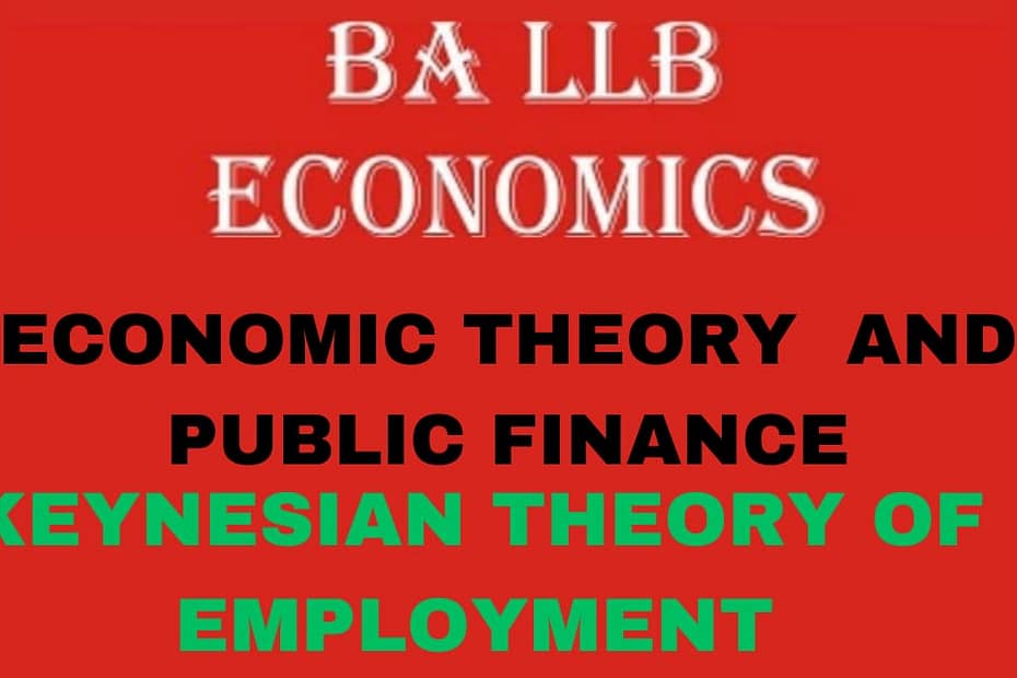 Explain the Keynesian Theory of Employment/Explain Keynes's Principle of Effective Demand? 7 Explain the Keynesian Theory of Employment/Explain Keynes's Principle of Effective Demand?