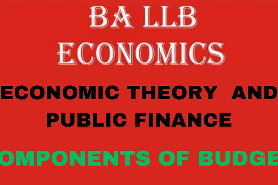 Define Budget? explain the components of budget. 4 Define Budget? explain the components of budget.