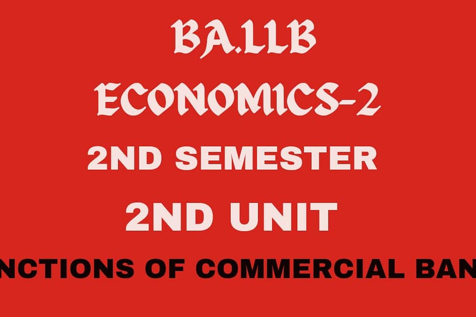 What are commercial banks? Explain the functions. 7 What are commercial banks? Explain the functions.