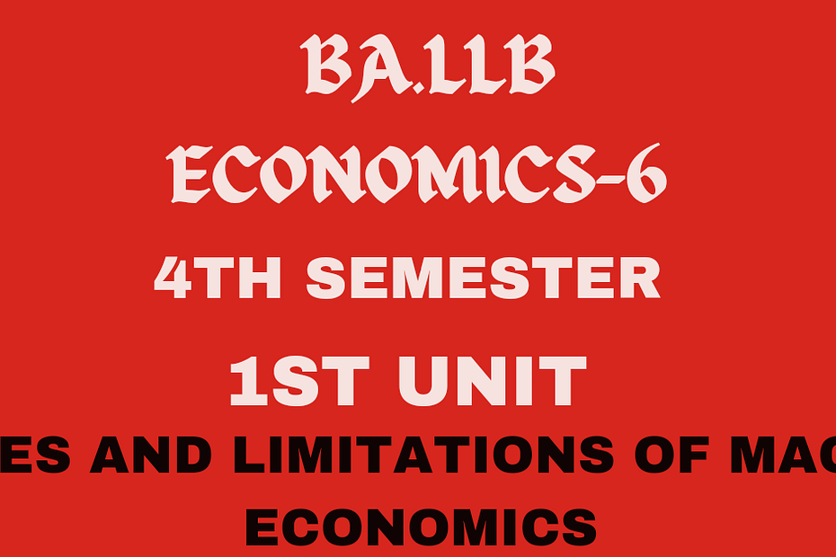 What is Macro Economics? Explain its Uses and Limitations. 6 What is Macro Economics? Explain its Uses and Limitations.
