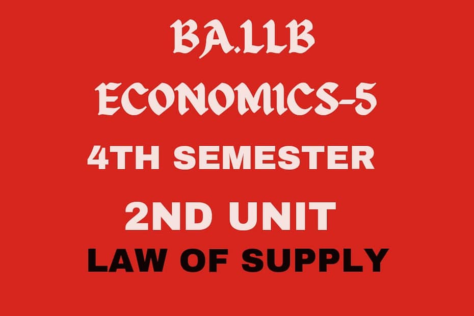What is Supply? Explain the law of supply. 4 What is Supply? Explain the law of supply.