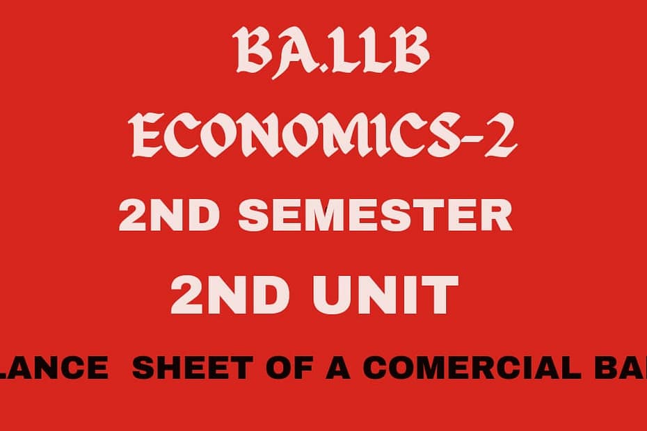 Explain the balance sheet of commercial bank. 3 Explain the balance sheet of commercial bank.