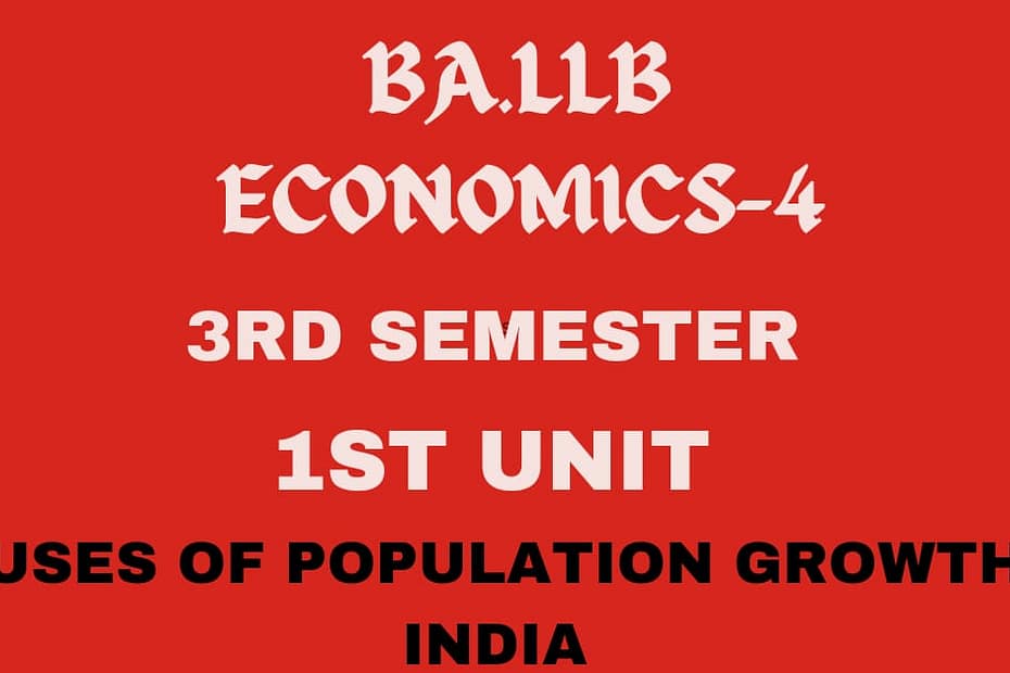 Explain the causes for the rapid growth of population in India. 7 Explain the causes for the rapid growth of population in India.