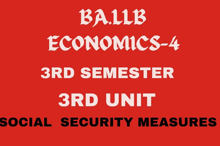 Explain the Social Security measures for industrial labor. 7 Explain the Social Security measures for industrial labor.