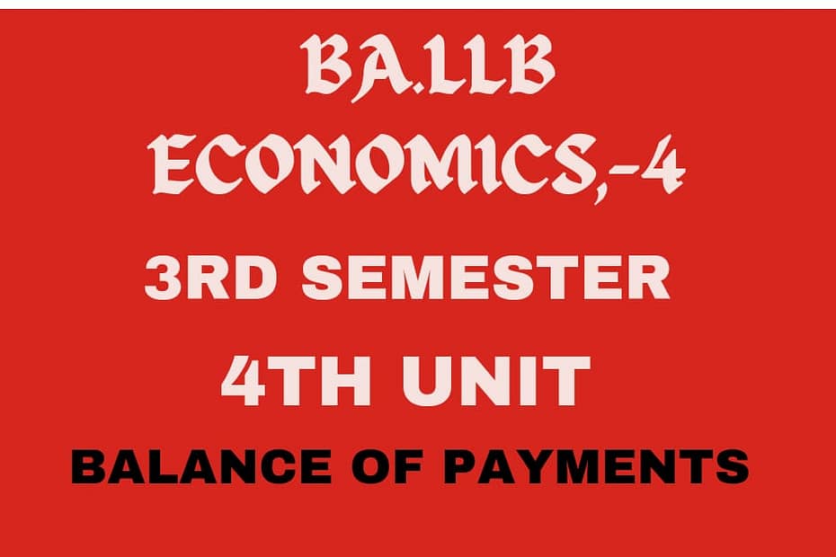 What is balance of payment? explain the causes and measures to correct adverse balance of payments.