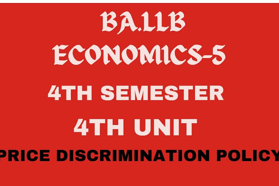 What is Price discrimination? explain its kinds. 5 What is Price discrimination? explain its kinds.