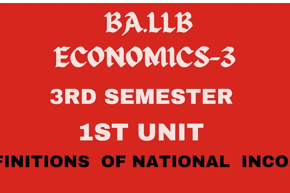Explain the definitions of national income. 6 Explain the definitions of national income.