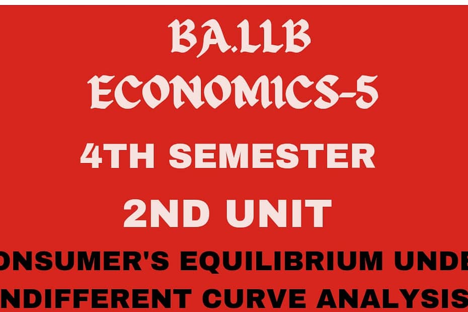 Explain the consumer's equilibrium under indifferent analysis. 4 Explain the consumer's equilibrium under indifferent analysis.
