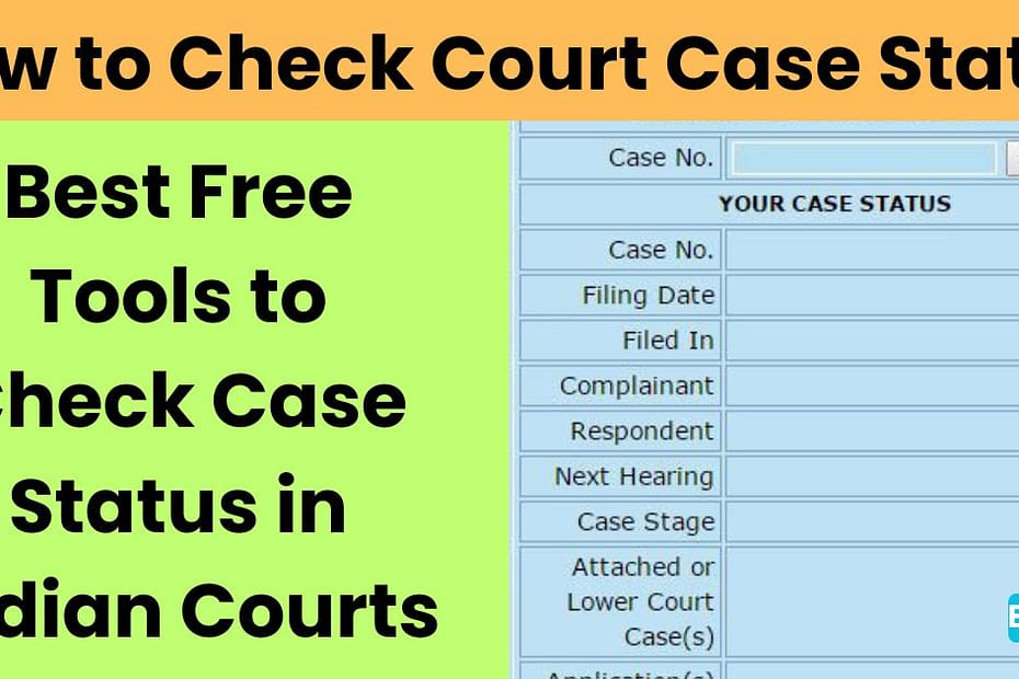 How to Check Court Case Status Online [Free Tools]
